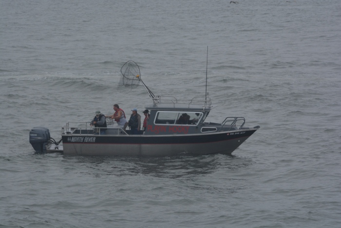 fishing boat off the north jetty